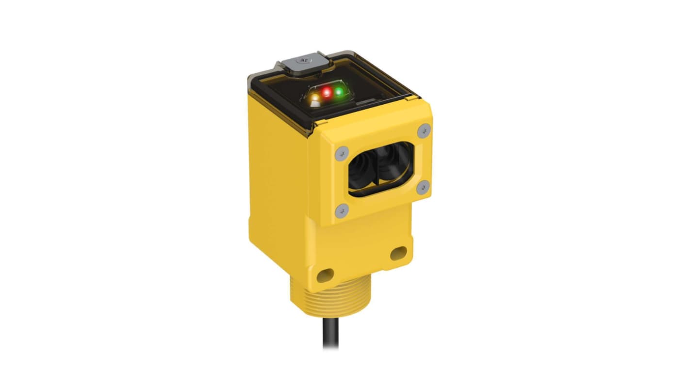 Sensore fotoelettrico Cilindrico Banner, rilevamento 450 mm, uscita Relè elettromeccanico SPDT