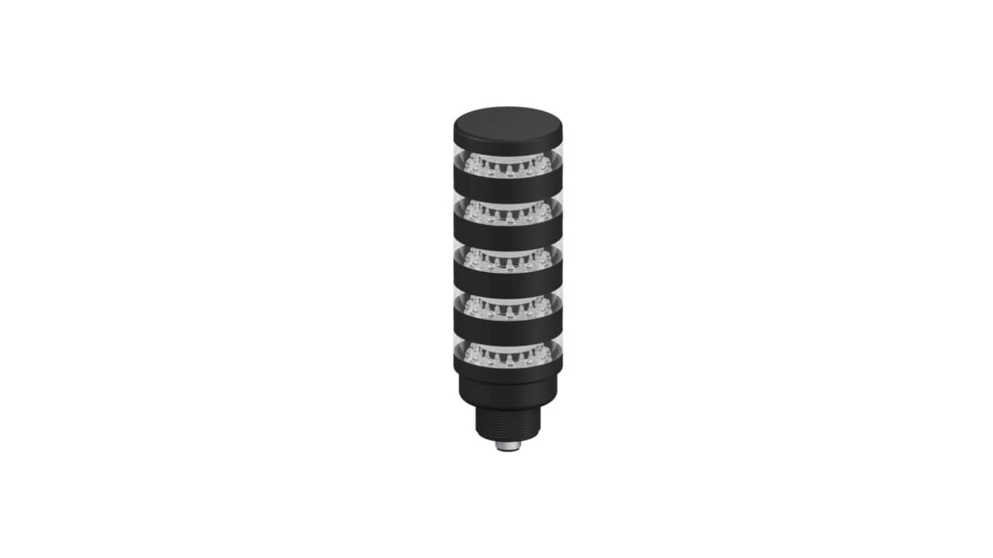 Banner TL50BL Series Blue, Green, Red, White, Yellow Electronic Sounder Signal Tower, 5 Lights, 12 → 30 V dc,