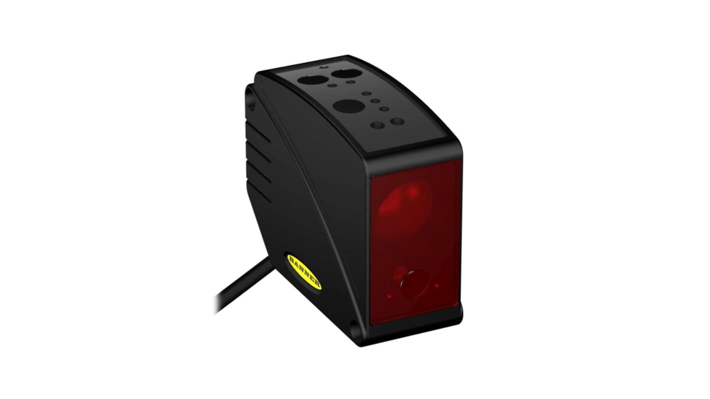 Banner Retroreflective Photoelectric Sensor, Rectangular Sensor, 0.5 → 50 m Detection Range