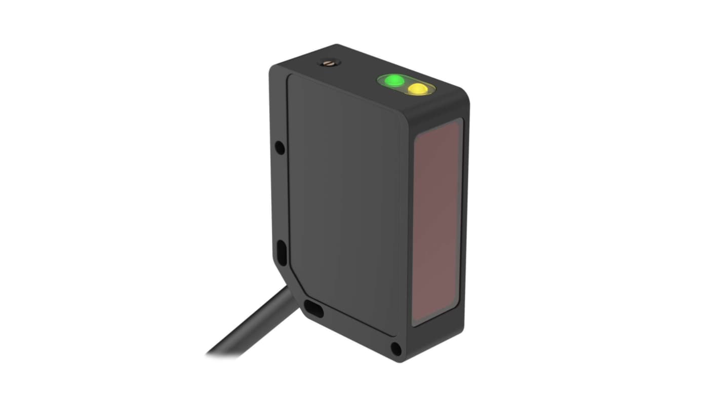 Sensore fotoelettrico Rettangolare Banner, a diffusione, rilevamento 0,10 → 6 m, uscita NPN