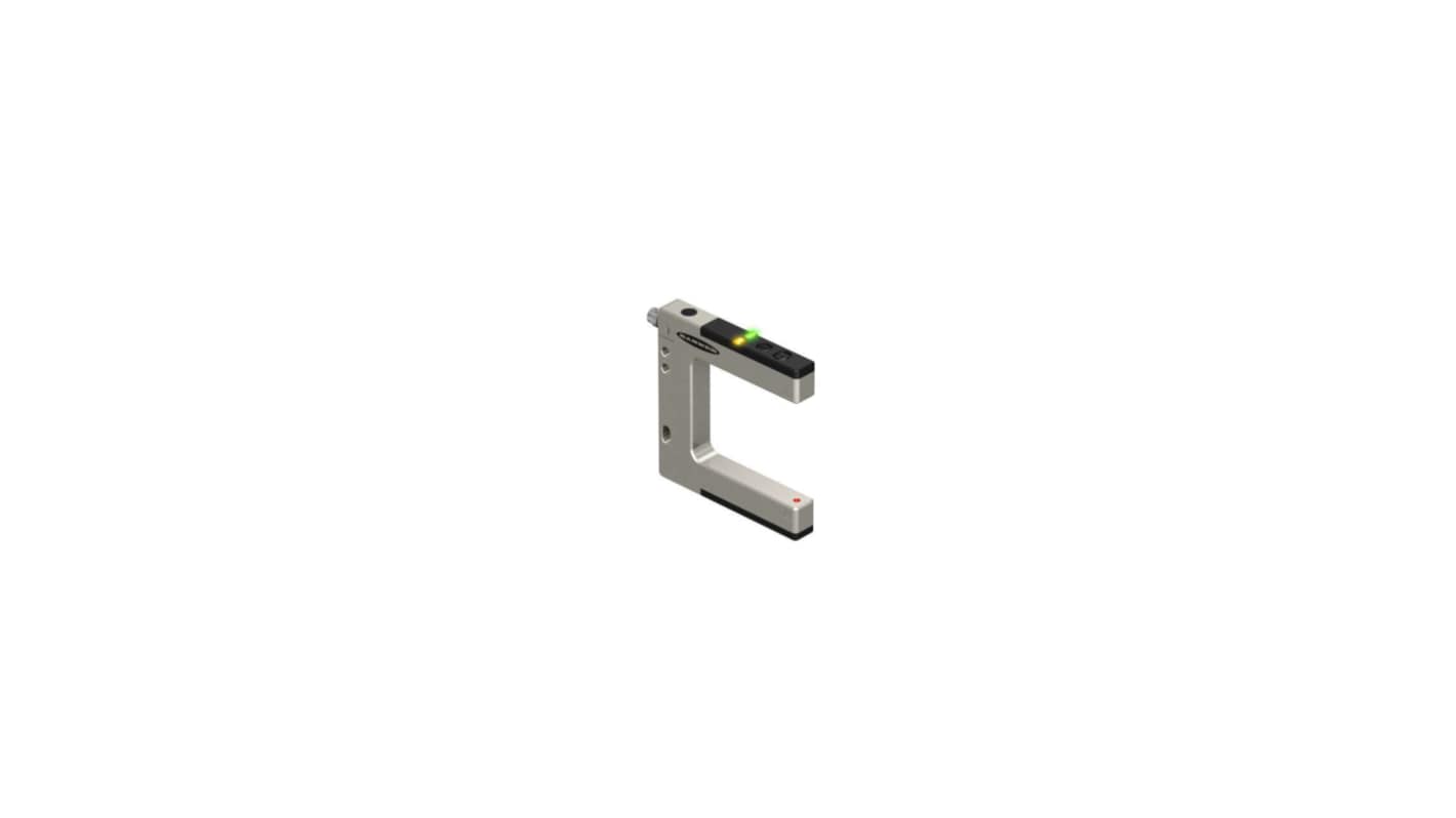 Sensore fotoelettrico Rettangolare Banner, Modo opposto, rilevamento 50 mm, uscita NPN