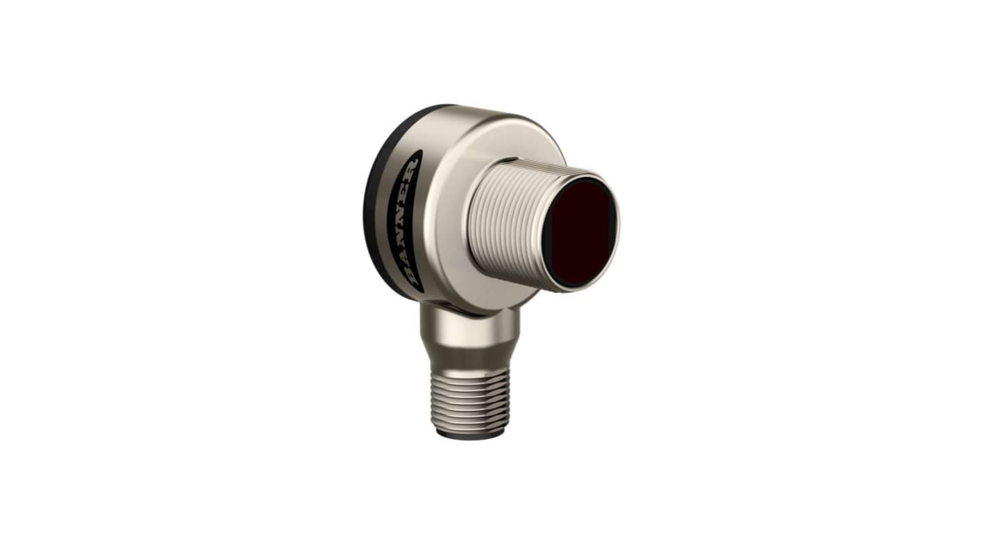 Banner Diffuse, Retroreflective Photoelectric Sensor, Barrel Sensor, 20 m Detection Range