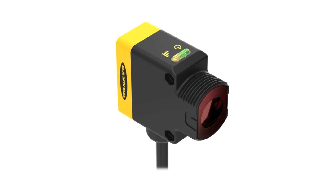 Sensore fotoelettrico Rettangolare Banner, , rilevamento 60 m, uscita SPDT