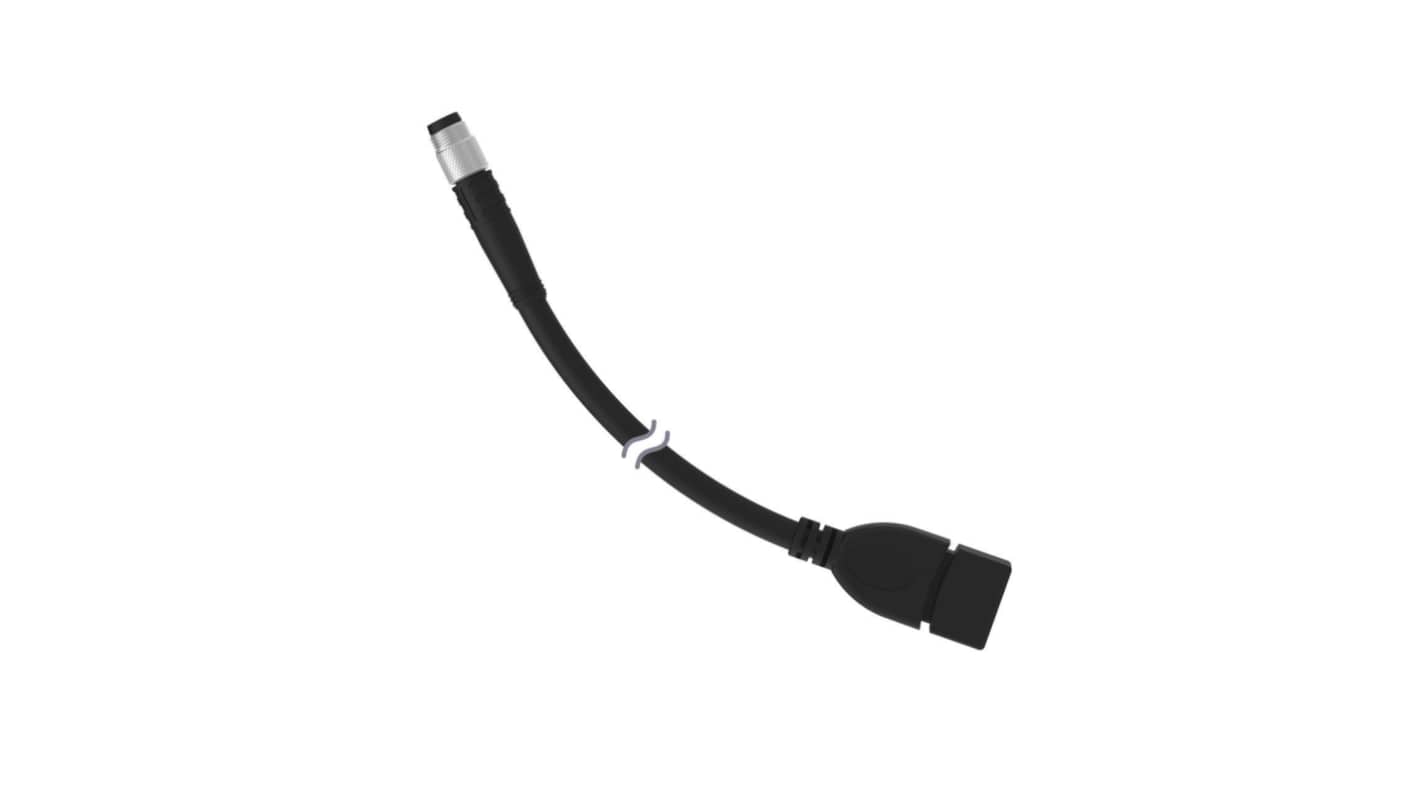 Cavo Banner 4 cond. M8 Maschio / USB A Femmina, L. 900mm