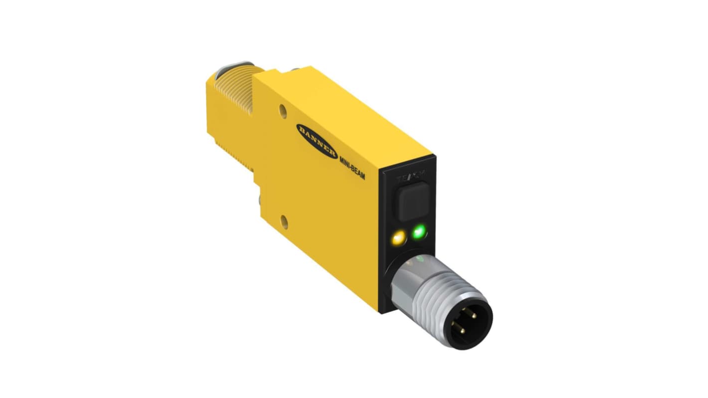 Banner Glass Fibre Optic Sensor, Bipolar NPN/PNP Output, IP67, 10 → 30 V dc