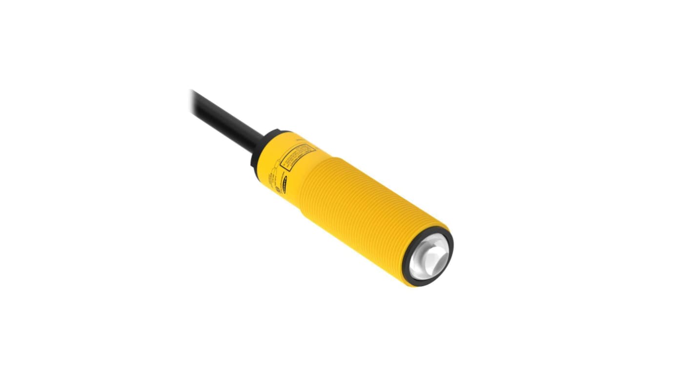 Banner Emitter Photoelectric Sensor, Barrel Sensor, 15 m Detection Range