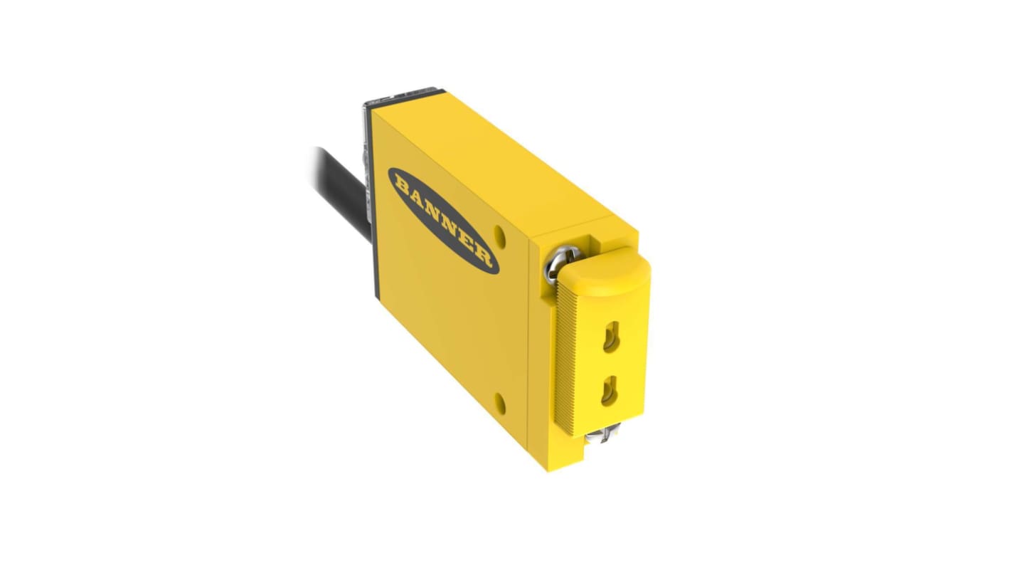 Banner 玻璃，塑料光电传感器, 单个分立输出, 24 → 240 V 交流/直流, 20 ms响应, IP67