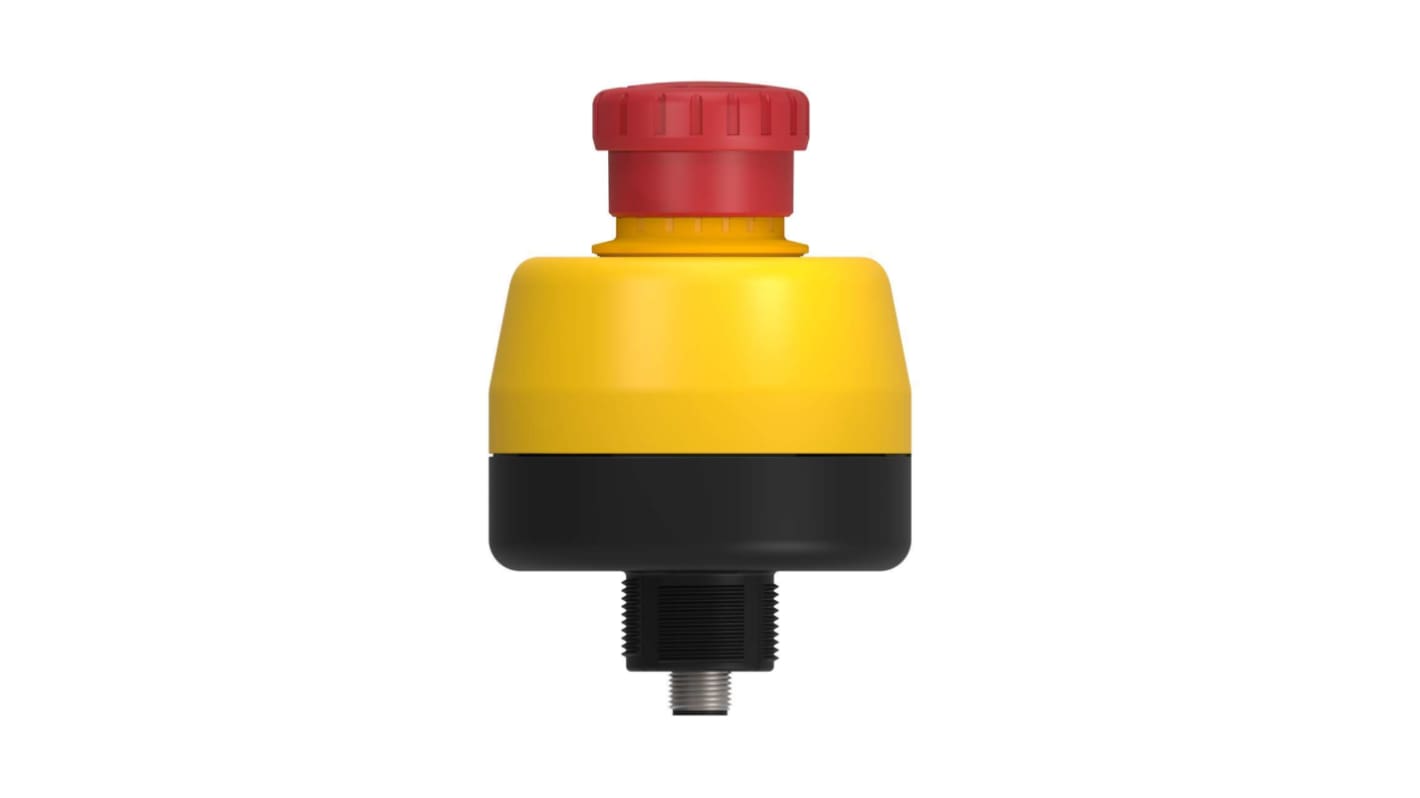 Banner SSA-EB Series Pull/Twist to Release, Push to Shut Off Illuminated Emergency Stop Push Button, Threaded, 30mm