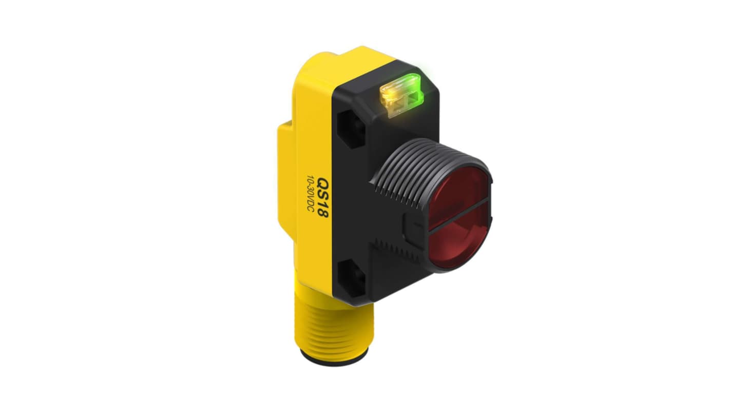 Banner Diffuse Photoelectric Sensor, Rectangular Sensor, 800 mm Detection Range