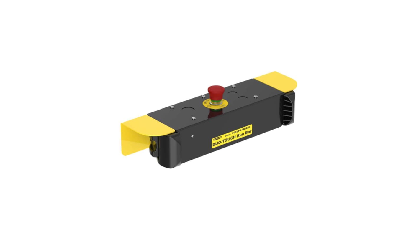Banner 1 Button Safety Two Hand Control Switch, Black, Yellow, STBVP6 Series