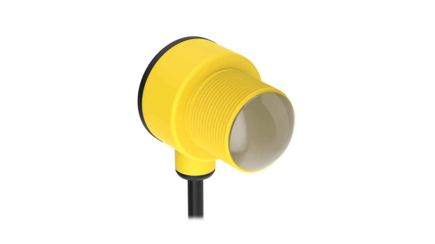 Banner Radar Barrel Proximity Sensor, M30, 15000 mm Detection 0-10 V, 12 → 24 V dc