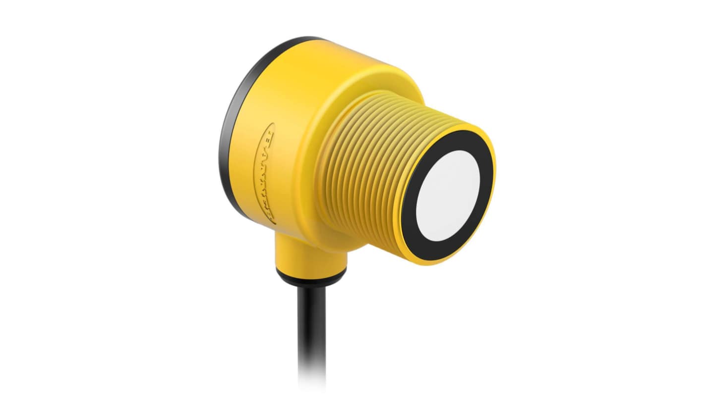 Banner Ultrasonic Barrel Proximity Sensor, 300 → 3000 mm Detection, PNP/NPN NO/NC, 10 → 30 V dc