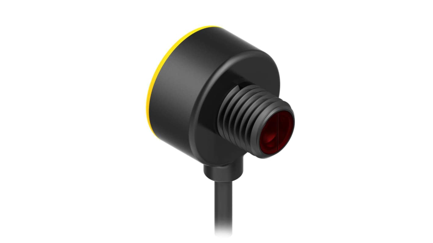 Banner Photoelectric Sensor, Barrel Sensor, 100 mm Detection Range
