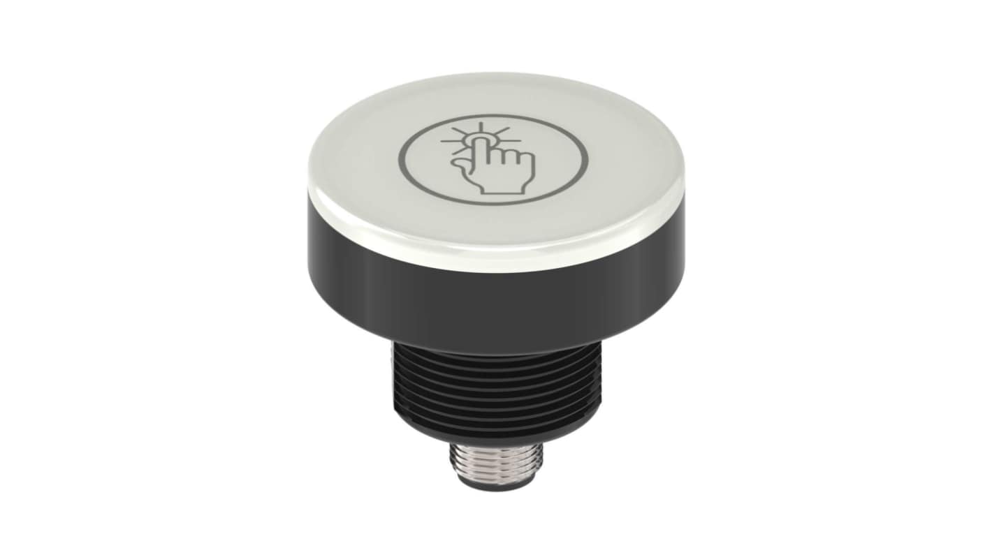 Banner Capacitive Switch Momentary NO,Illuminated, Green, Bipolar, IP67, IP69K Polycarbonate