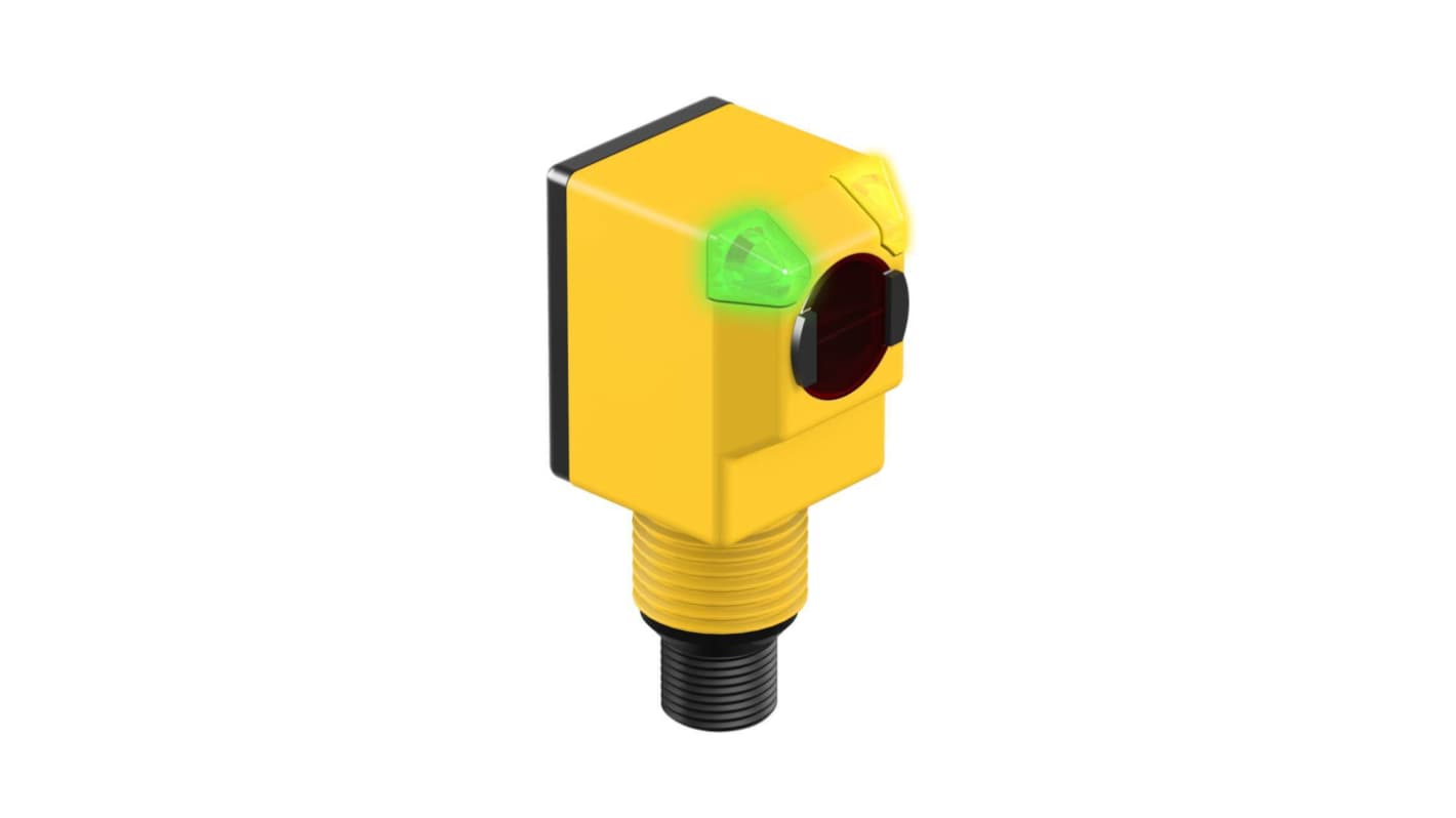Banner Suppression Photoelectric Sensor, Rectangular Sensor, 100 mm Detection Range