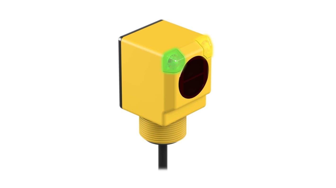 Banner Suppression Photoelectric Sensor, Rectangular Sensor, 200 mm Detection Range