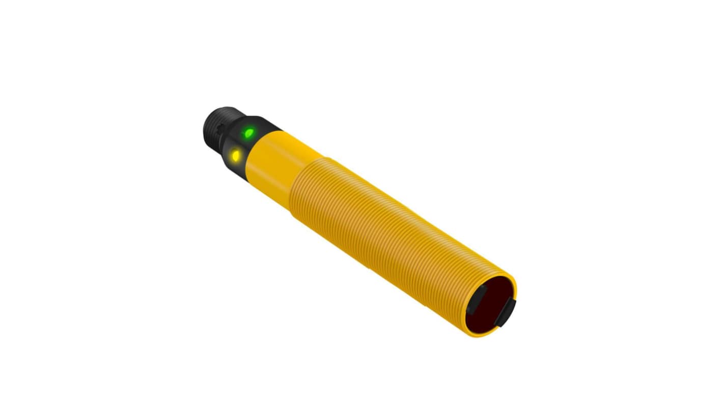 Banner Suppression Photoelectric Sensor, Barrel Sensor, 50 mm Detection Range