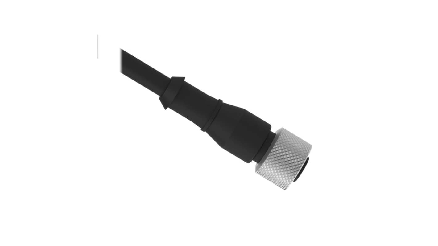Banner Straight Female 5 way M12 to Straight Male 4 way M12 Sensor Actuator Cable, 2m