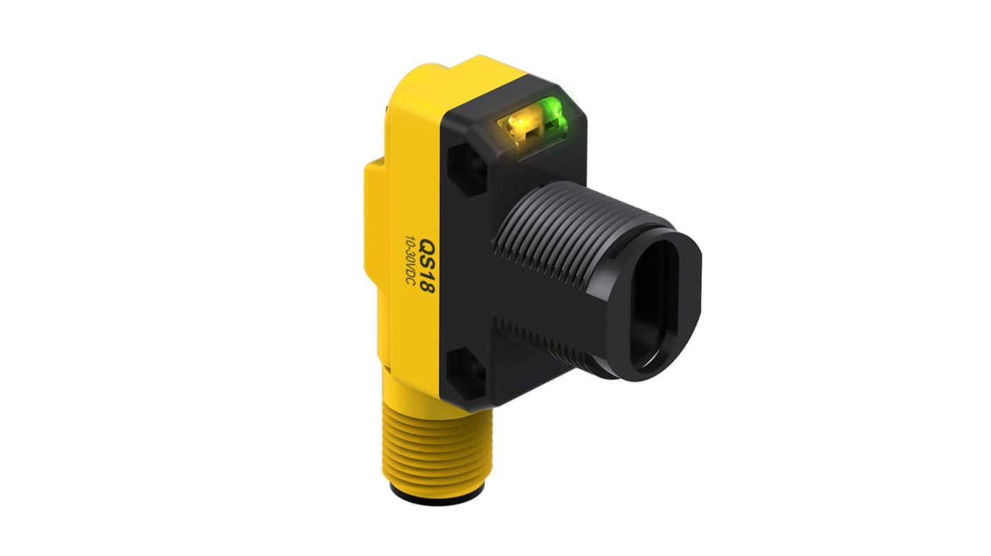 Banner Glass Fibre Optic Sensor, NPN Output Cable, IP67, 10 → 30 V dc