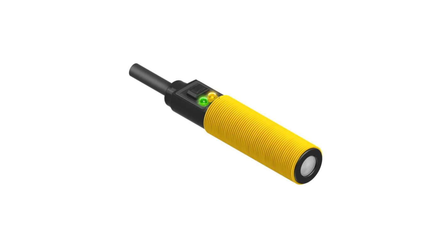 Banner Ultrasonic Barrel Ultrasonic Sensor, M18, 30 → 300 mm Detection, PNP/NPN 0-10 V, 10 → 30 V