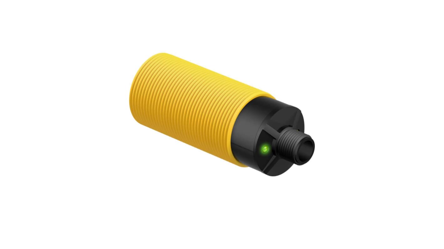 Banner Visible Red LED Photoelectric Sensor, Barrel Sensor, 6 m Detection Range