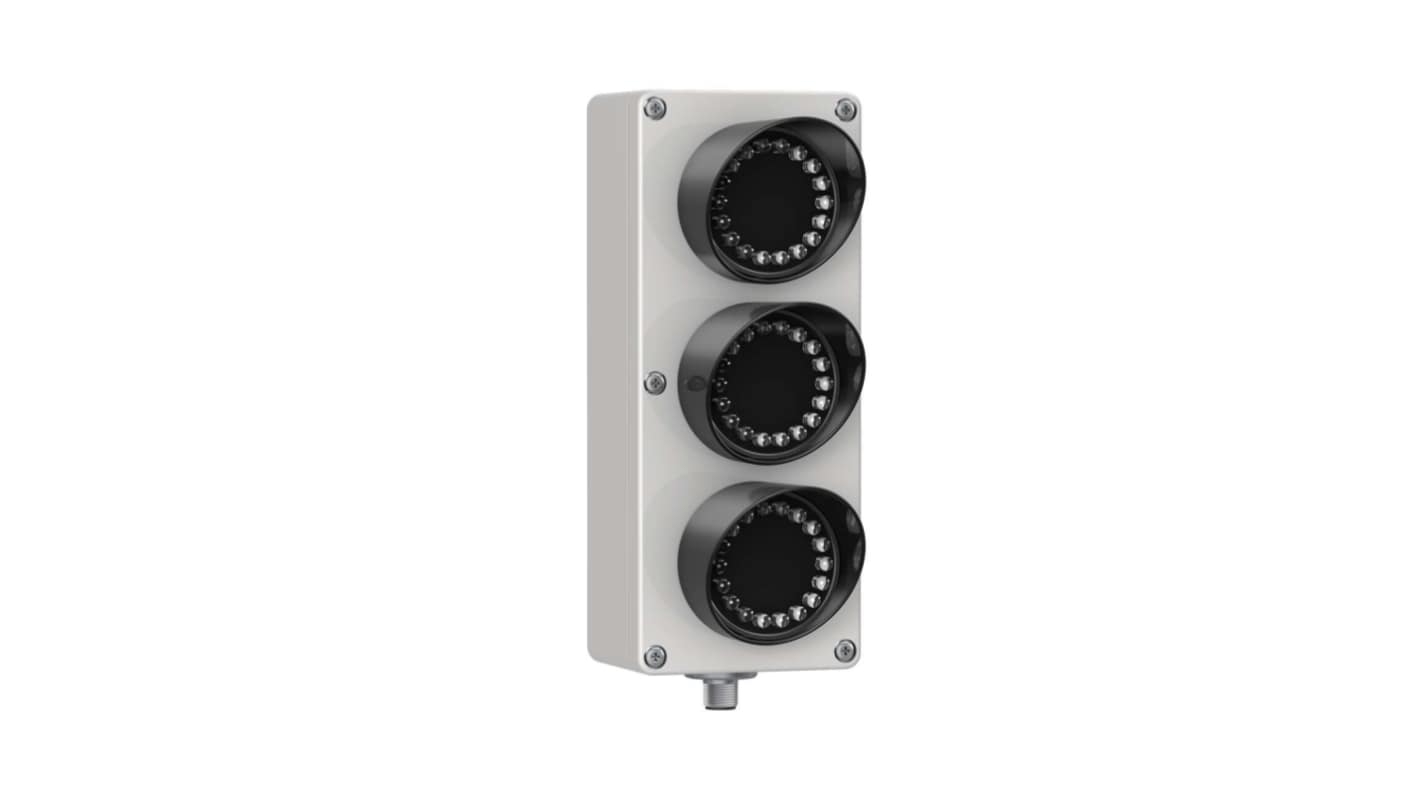Banner EZ LIGHT SP Series Red/Yellow/Green Signal Tower, 3 Lights, 15 → 30 V dc, Base-mounted