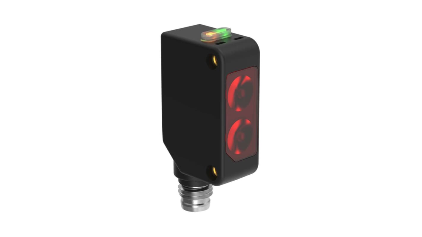 Banner Background Suppression Photoelectric Sensor, Rectangular Sensor, 50 mm Detection Range