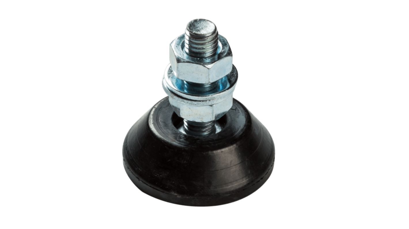 Sunnex Circular M10mm Anti Vibration Mount, Pneumatic with 75kg Compression Load