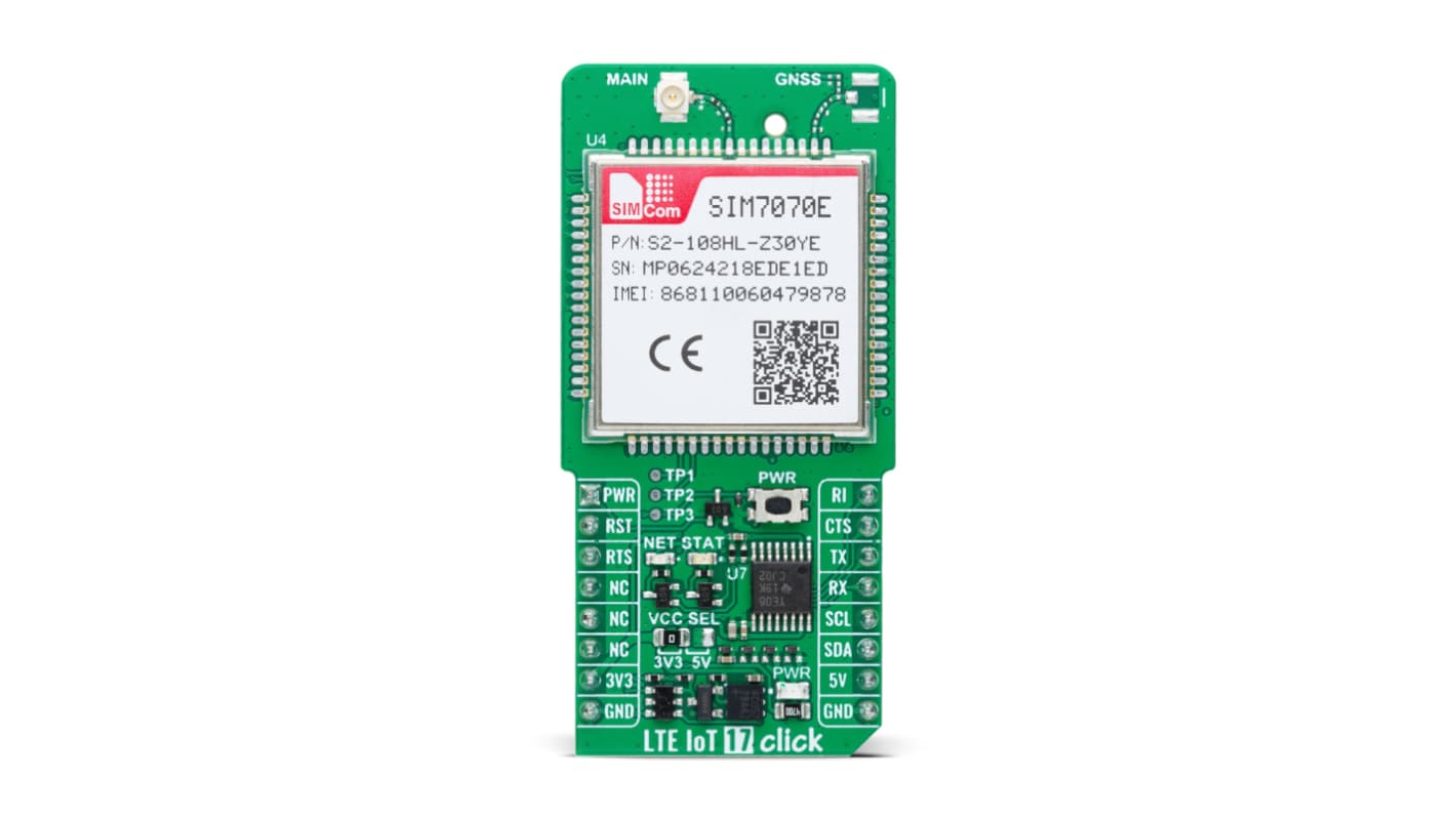 MikroElektronika Multi Band LTE Module From SIMCom SIM7070E Wireless Communication Board Kit for And More, Asset