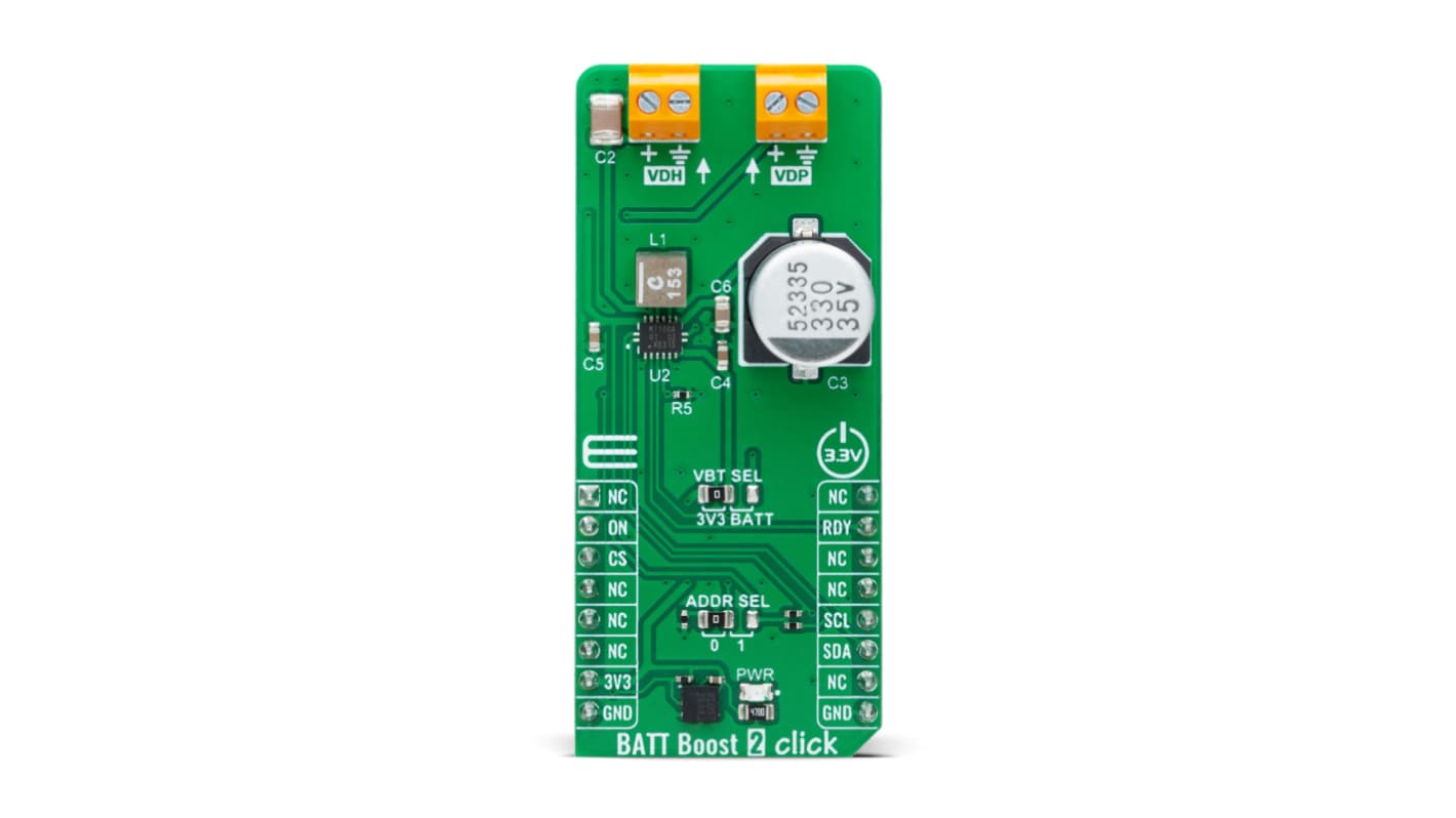 MikroElektronika Coin Cell Battery Life Booster With Adaptive Power Optimization From Nexperia Energy Metering, Power