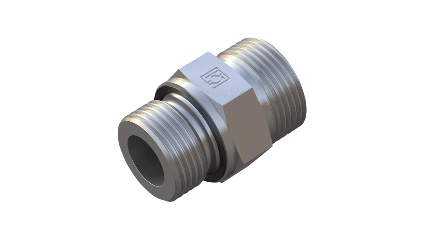 Stauff Hydraulic Male Stud, FI-GE-12LR-WD-B-W3