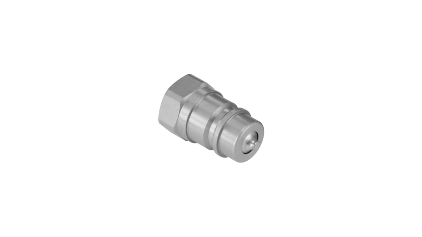 Stauff Steel Male Hydraulic Quick Connect Coupling, G 1 Male