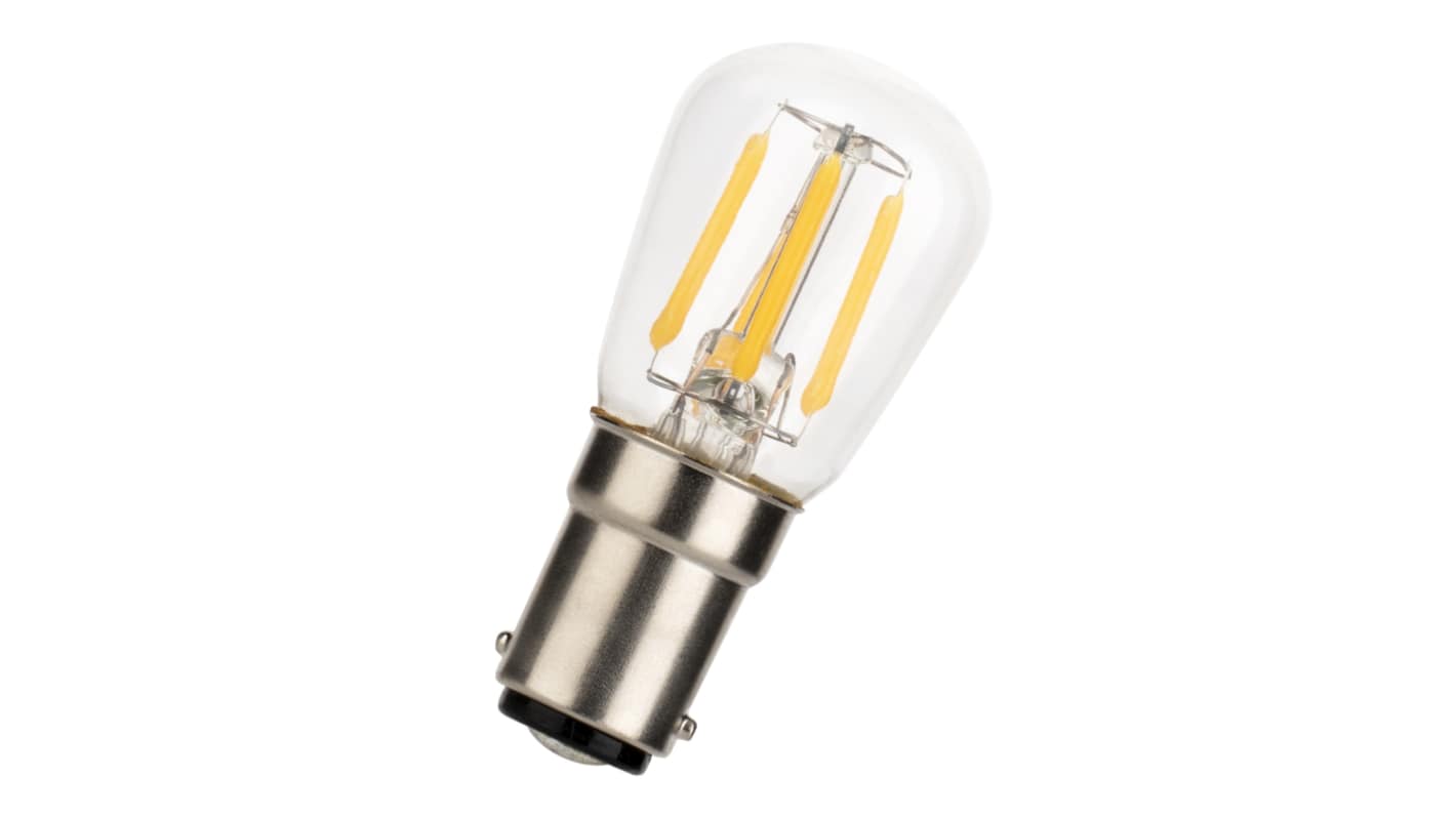 Bailey Electric & Electronics bv Low Voltage LED Bulb Ba15d LED Bulbs 2 W(18W), 2700K, Warm White, Pygmy shape