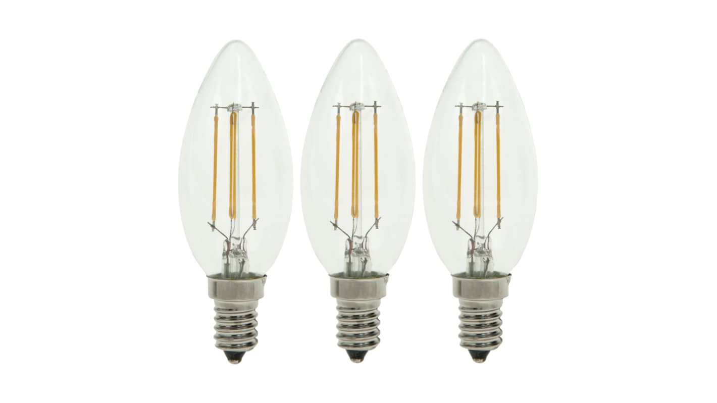 Bailey Electric & Electronics bv EcoPack E14 LED Bulbs 4 W(40W), 2700K, Warm White, Candle shape