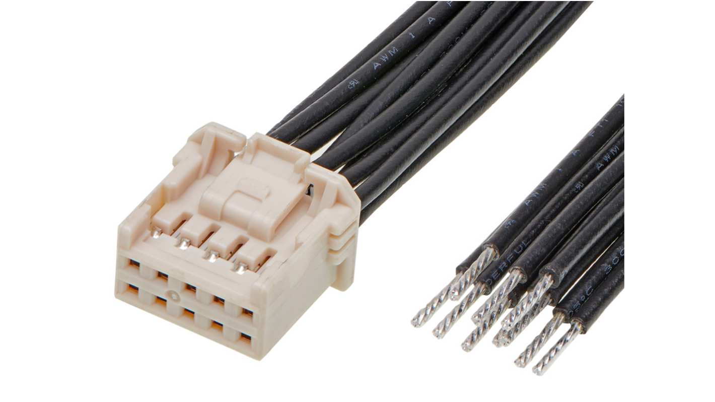 Molex 10 Way Male iGrid Wire to Board Cable, 100mm