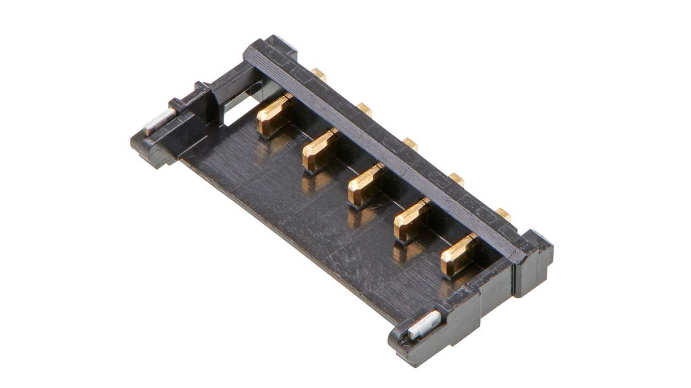 Molex 5p单排排针 垂直, 1.8mm间距, SMT安装, 208294系列