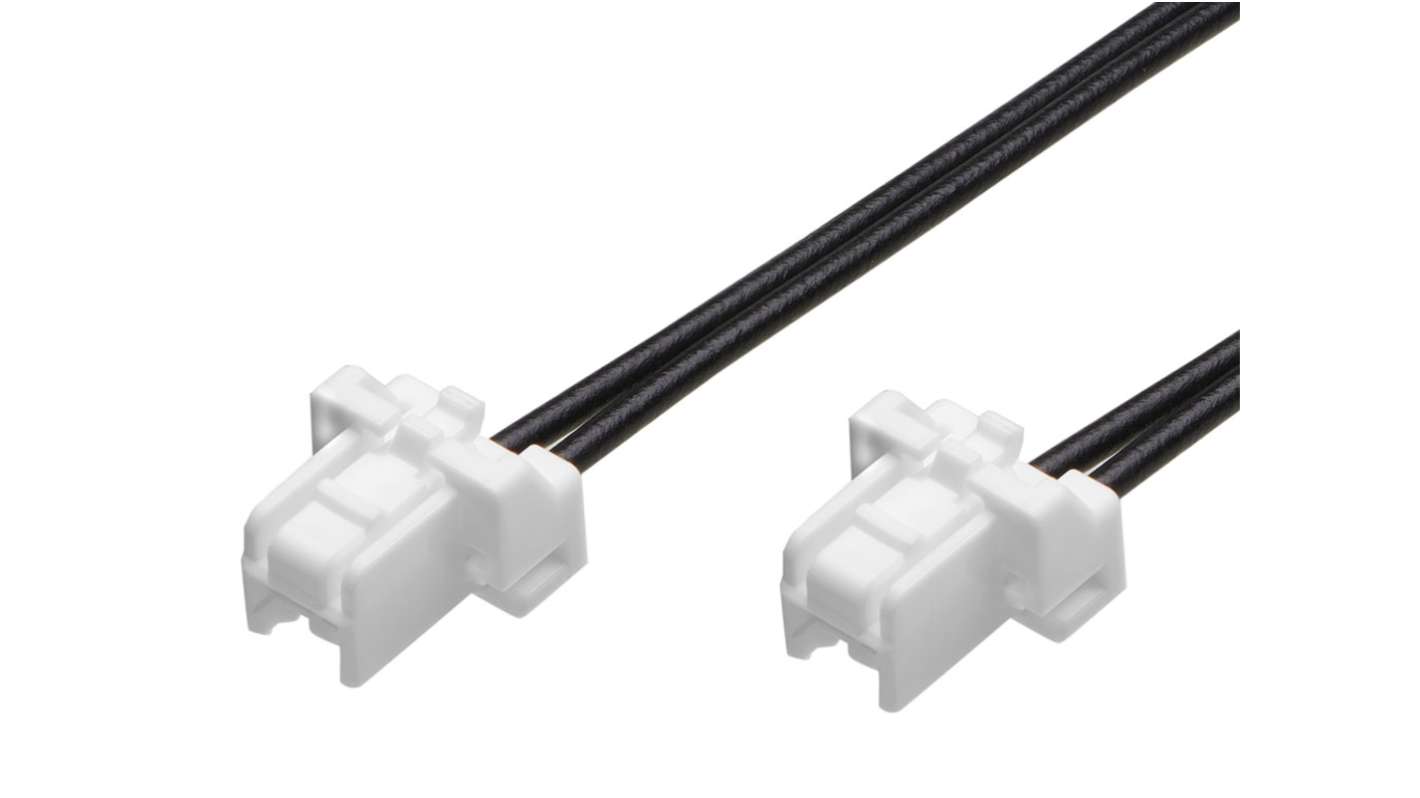 Molex 2 Way Male CLIK-Mate to 2 Way Male CLIK-Mate Wire to Board Cable, 600mm