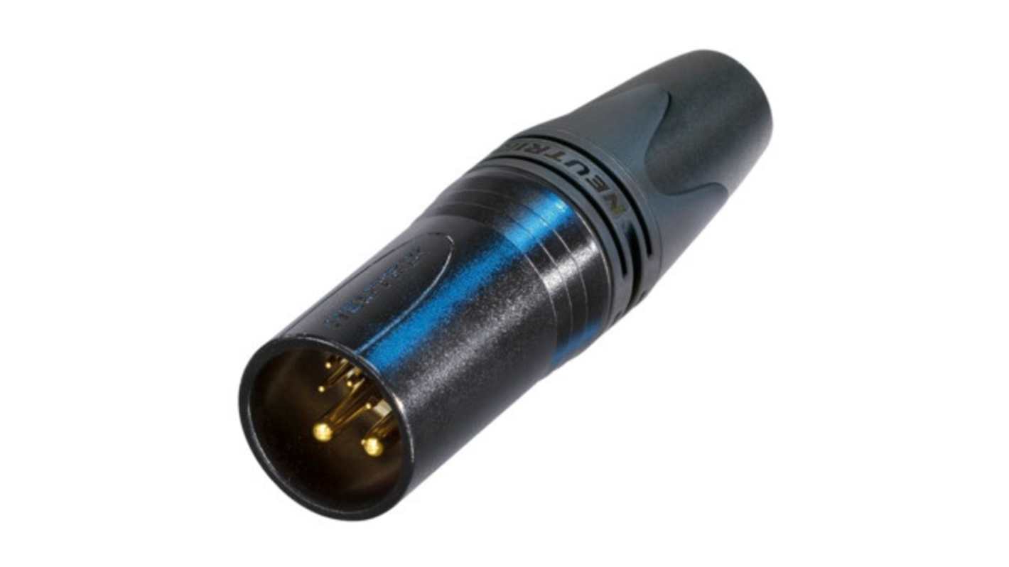 Neutrik 8 + 2芯卡侬头, XLR 连接器公插, 标准安装, 50V, IP40, 直向