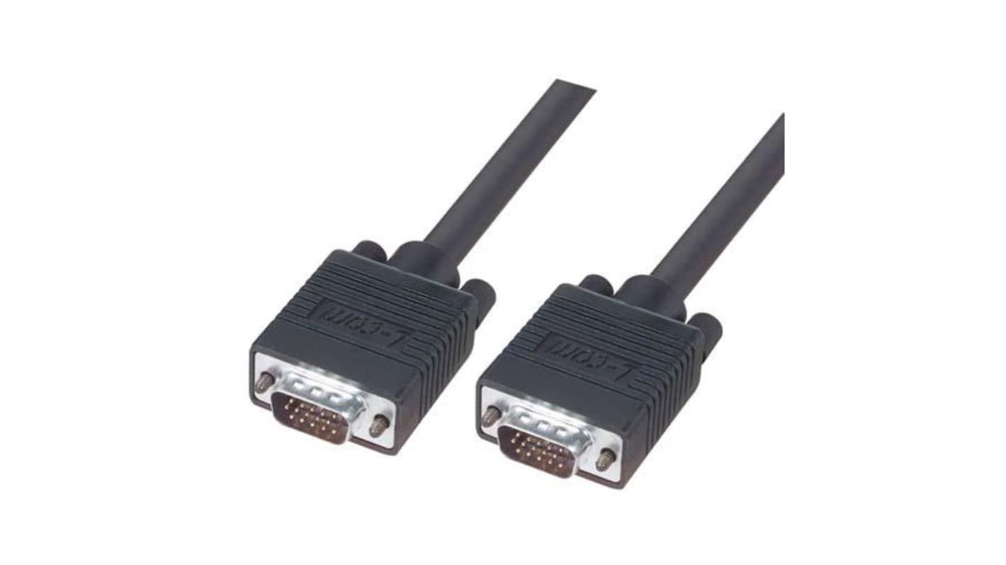 Kabel SVGA złącze A Męskie złącze B Męskie długość 10ft Czarny L-Com