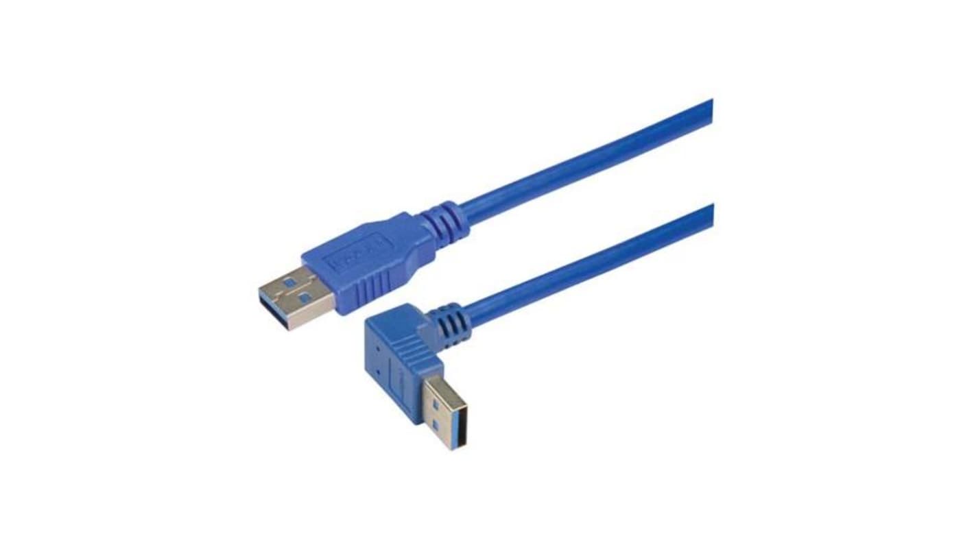 Kabel USB Złącze A USB Złącze B USB dł. 500mm Przewód USB USB 3.0