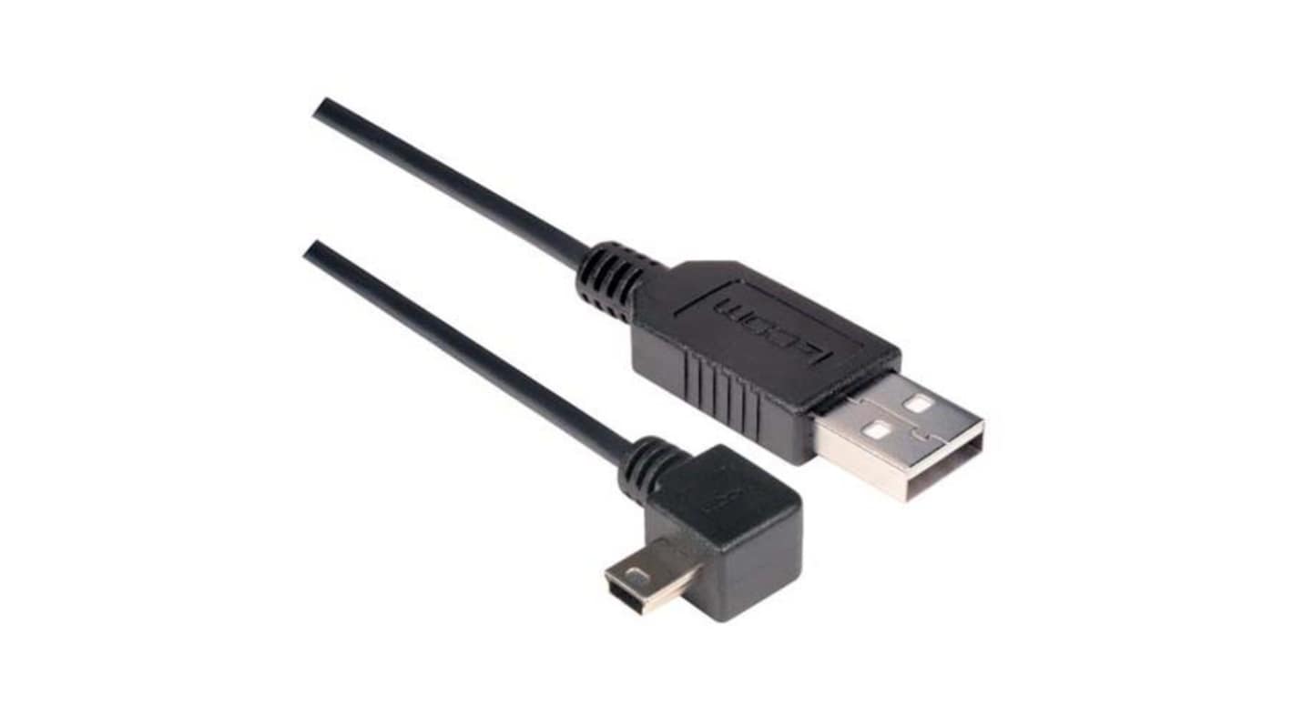 L-Com USB 2.0, Male USB to Male USB, 300mm