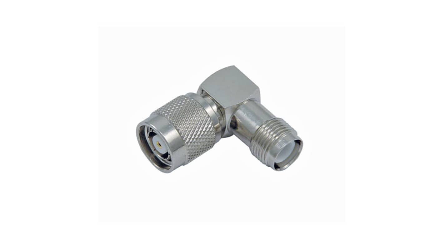 L-Com Right Angle Coaxial Adapter TNC Plug to TNC Jack 6GHz