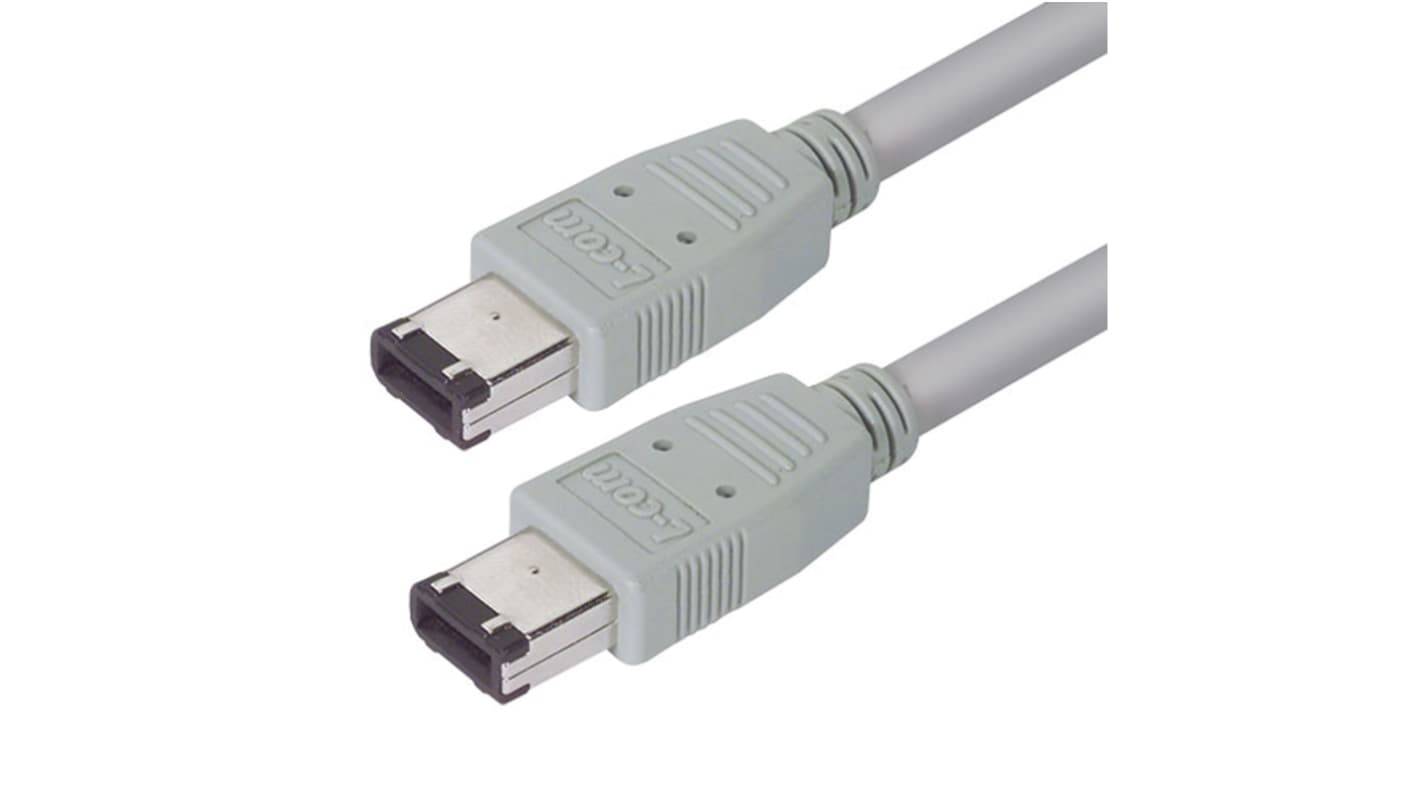 Kabel FireWire, dł.: 3m, Szary