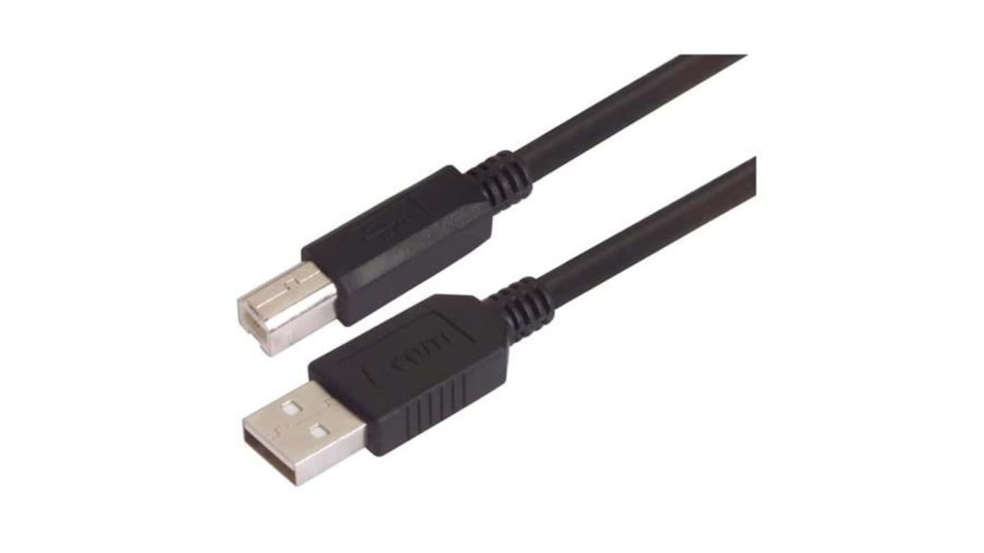L-Com USB 2.0, Male USB to Male USB, 300mm