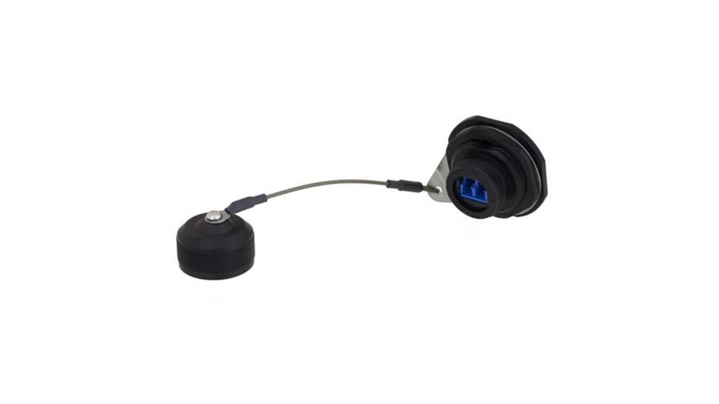 L-Com Blue Dust Cap for use with Fibre Optic