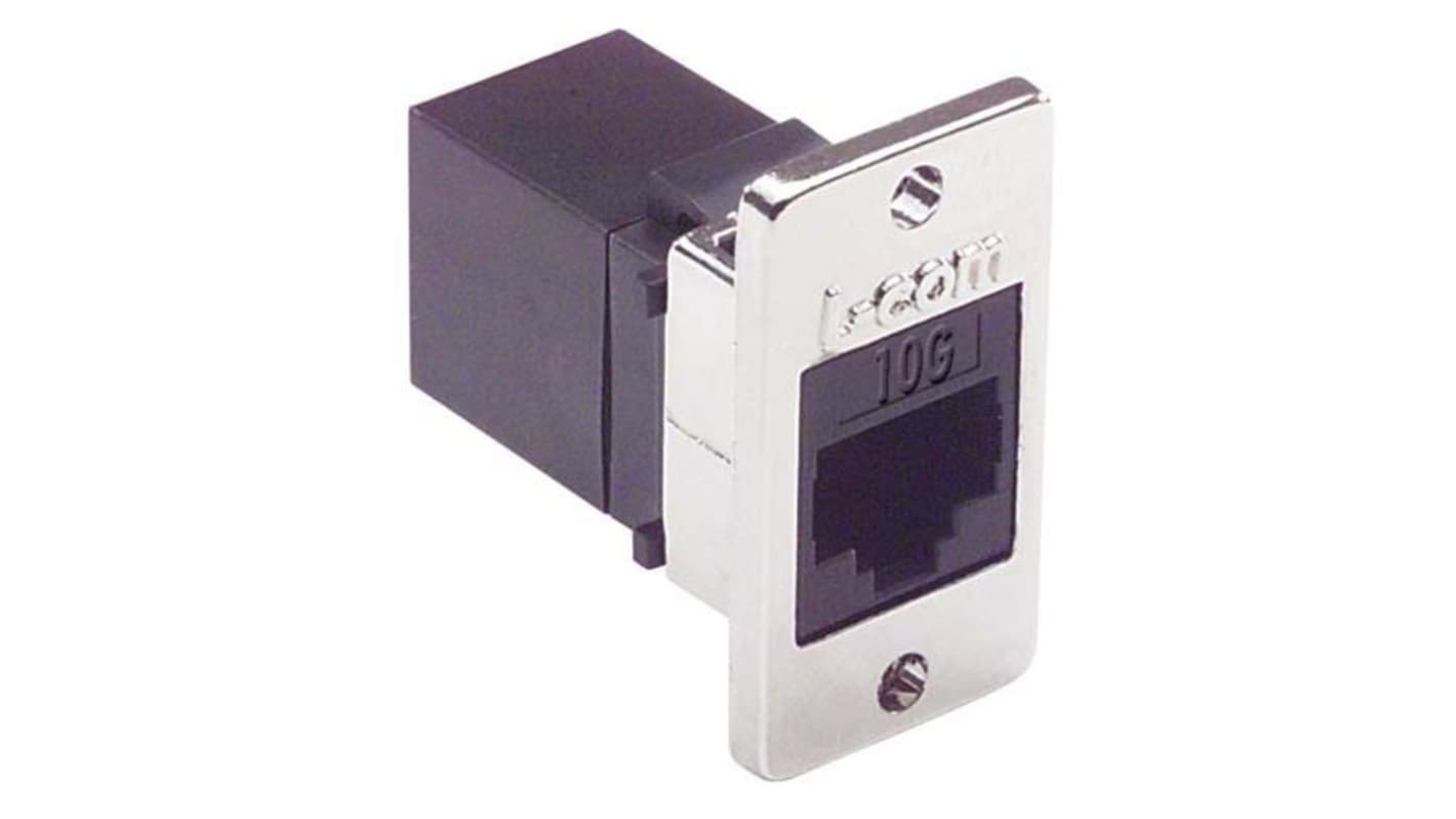 L-Com ECF Series Single-Port RJ45 Ethernet Coupler, Cat6a