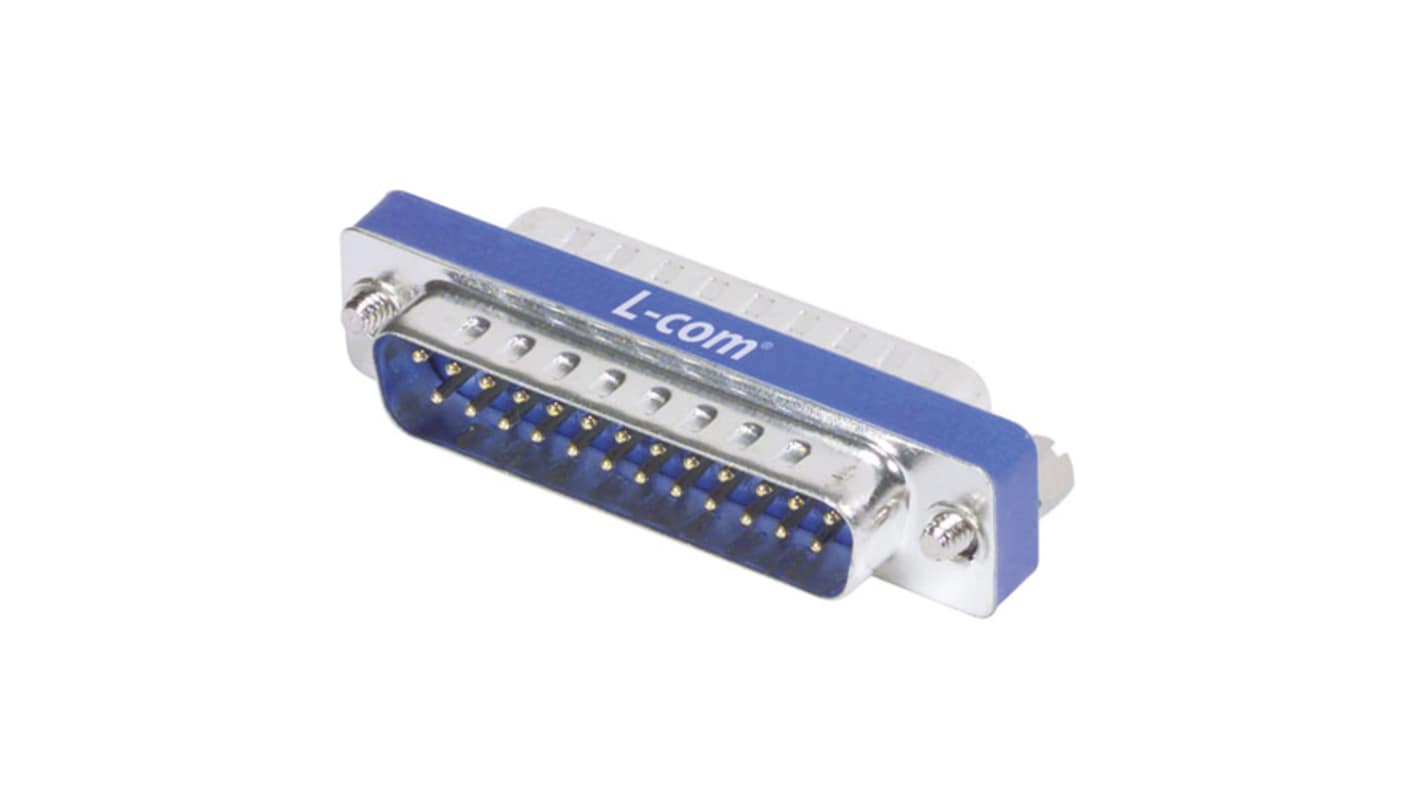 L-Com DGB 25 Way Screw D-sub Connector Socket, with Jack Screw