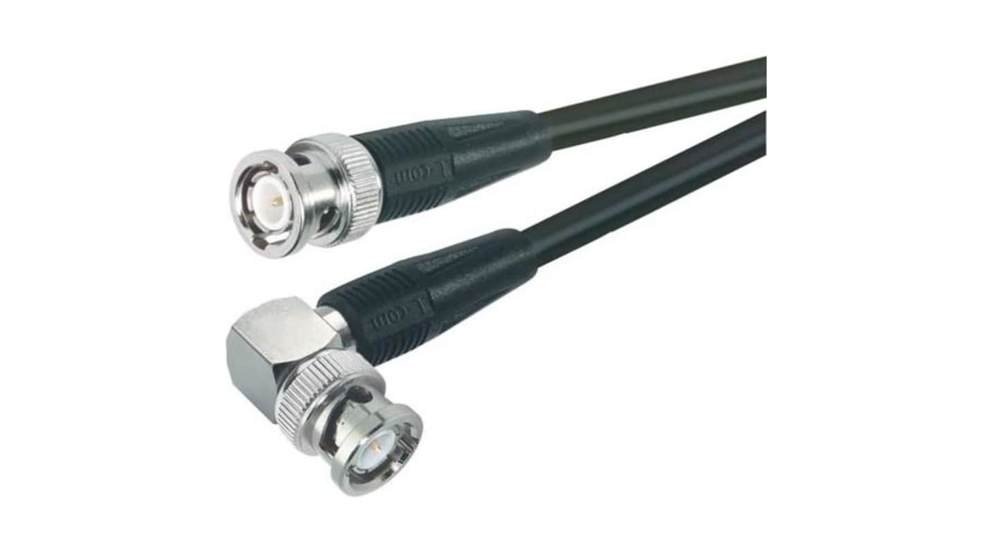 L-Com CC58C Series Male BNC to Male BNC, 4ft, RG58C Coaxial, Terminated50 ohms