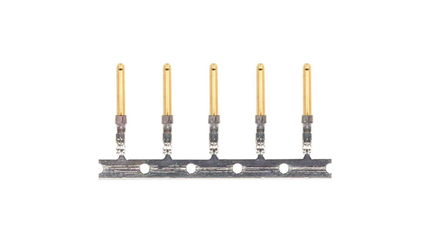 L-Com Male Circular Connector Contact, Contact Size 24 → 28AWG, Wire Size 24 → 28 AWG