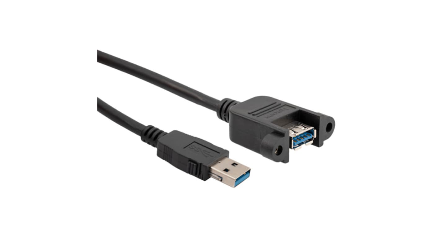 L-Com USB 3.0, Male USB to Male USB, 1m